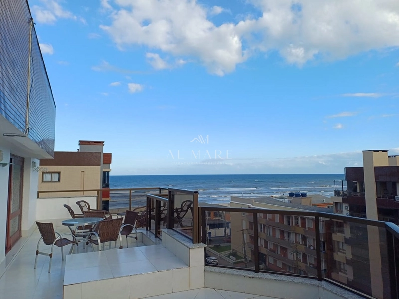 Apartamento três dormitórios com duas vagas de garagem com terraço vista mar: 5ª foto da galeria de imagens do imóvel