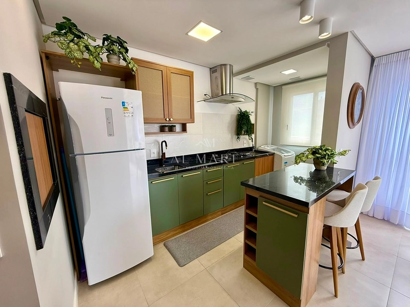 Apartamento vista mar com três dormitórios mobiliado e decorado e vaga de garagem: 16ª foto da galeria de imagens do imóvel