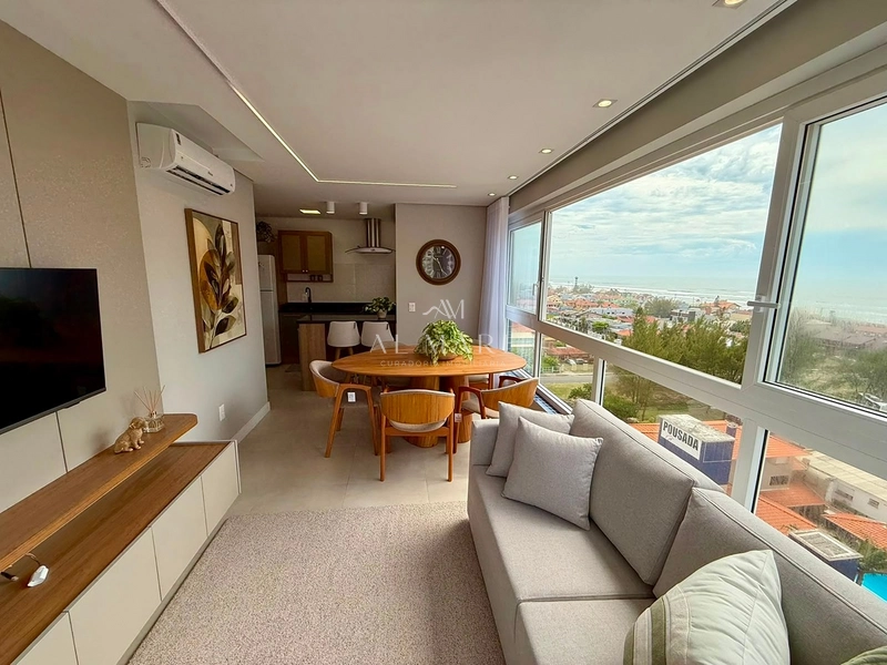 Apartamento vista mar com três dormitórios mobiliado e decorado e vaga de garagem: 12ª foto da galeria de imagens do imóvel