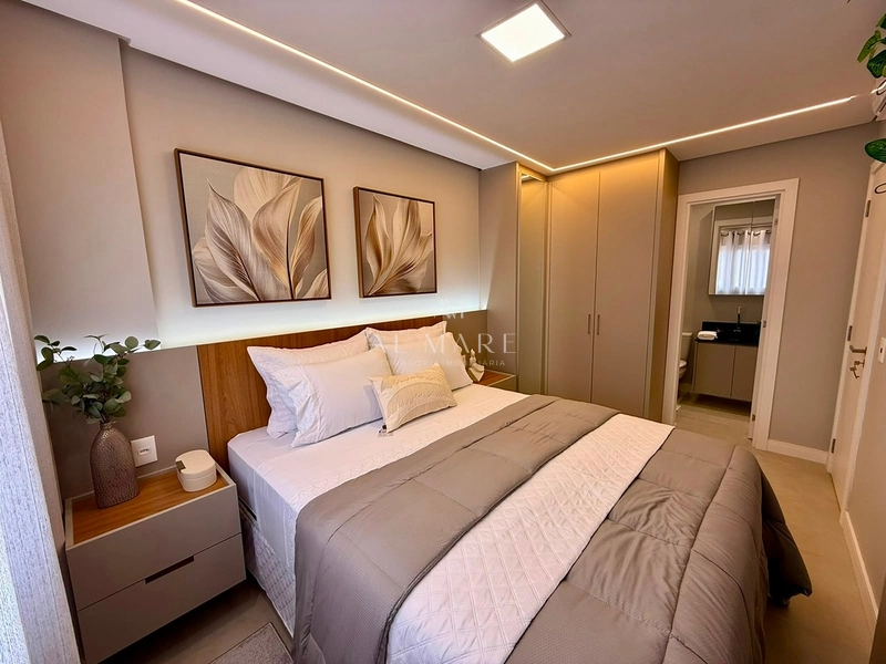 Apartamento vista mar com três dormitórios mobiliado e decorado e vaga de garagem: 22ª foto da galeria de imagens do imóvel