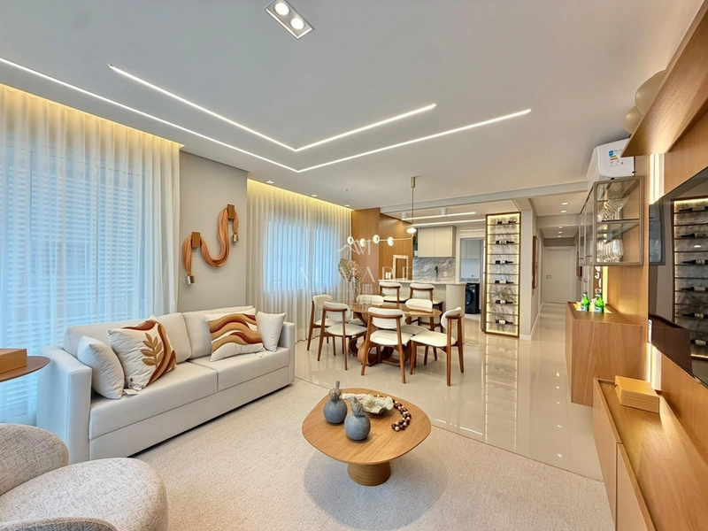 Apartamento mobiliado e decorado dois dormitórios e duas vagas de garagem : 1ª foto da galeria de imagens do imóvel
