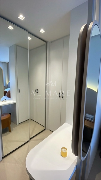 Apartamento de frente duas suítes mobiliado e decorado com infraestrutura no rooftop : 16ª foto da galeria de imagens do imóvel