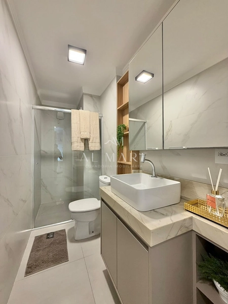 apartamento com sacada de frente mobiliado e decorado vista mar : 19ª foto da galeria de imagens do imóvel