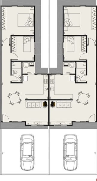 Casa Geminada no Loteamento Verdes Campos Lages : 14ª foto da galeria de imagens do imóvel