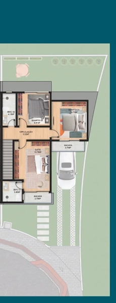 Sobrado com 3 Suítes Loteamento Nova Lages: 18ª foto da galeria de imagens do imóvel