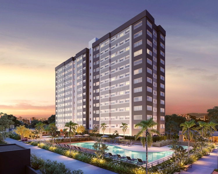Lançamento de apartamentos de 2 dormitórios em Canoas: 2ª foto da galeria de imagens do imóvel