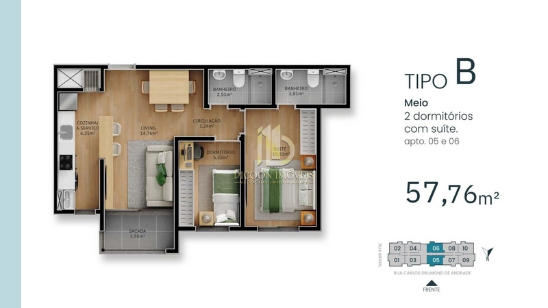 CONDOMÍNIO RESIDENCIAL ARES – CENTRO, CANOAS: 16ª foto da galeria de imagens do imóvel