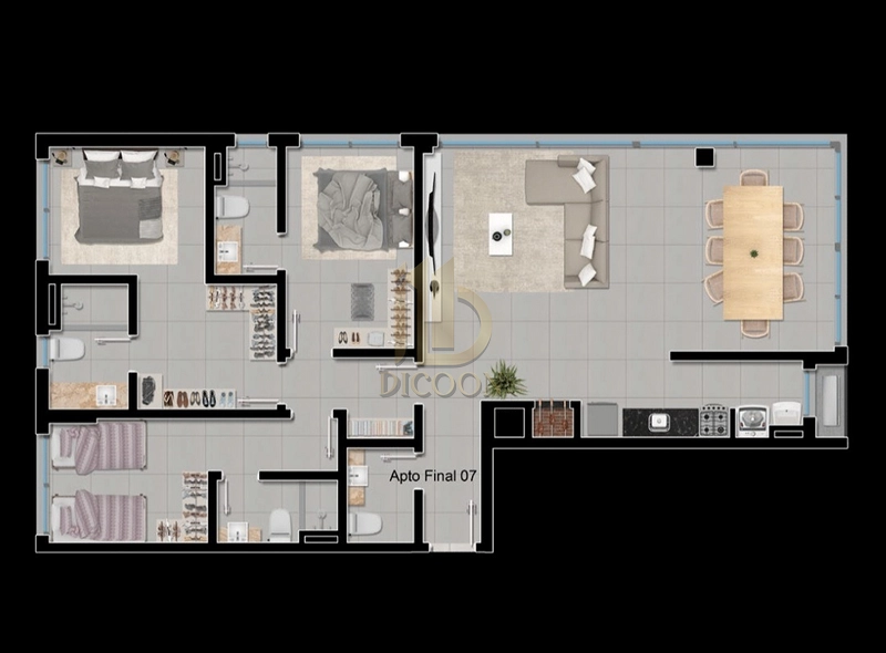 Viva o melhor de Capão da Canoa no Zephyr Tower: 5ª foto da galeria de imagens do imóvel