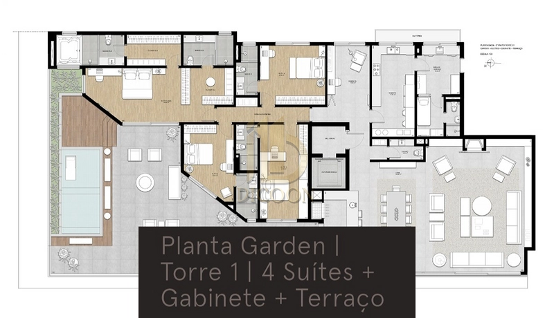 O Luxo em Sua Melhor Forma: Viva no Estância Residências do Golfe: 12ª foto da galeria de imagens do imóvel