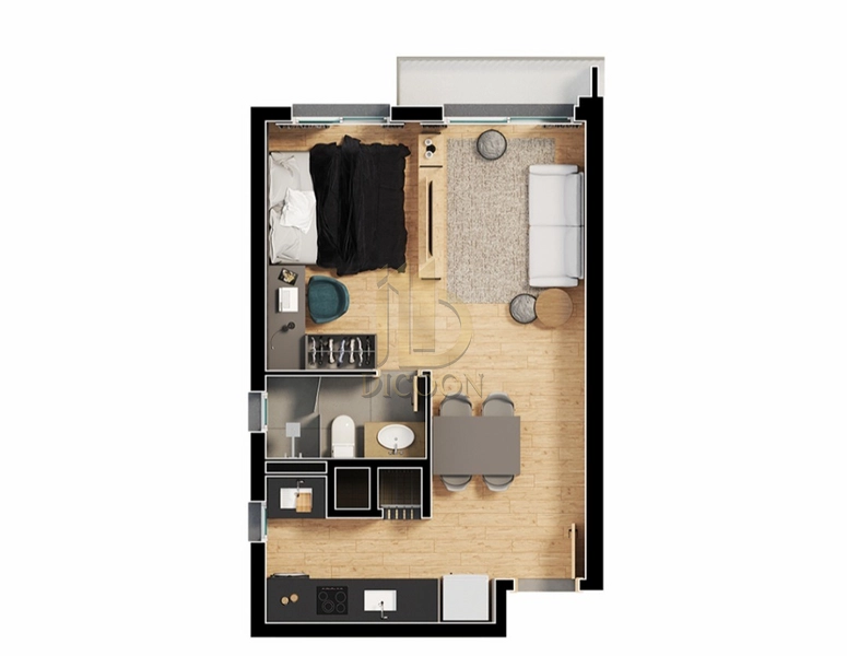 Praticidade e Design em um Imóvel Feito para o Seu Ritmo: 3ª foto da galeria de imagens do imóvel