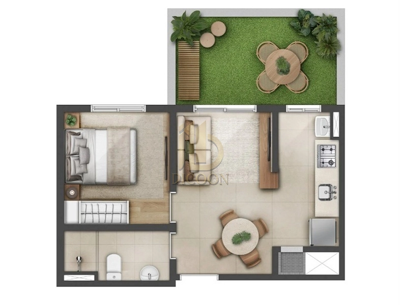 Open Bosque Melnick Apartamento Lançamento: 2ª foto da galeria de imagens do imóvel