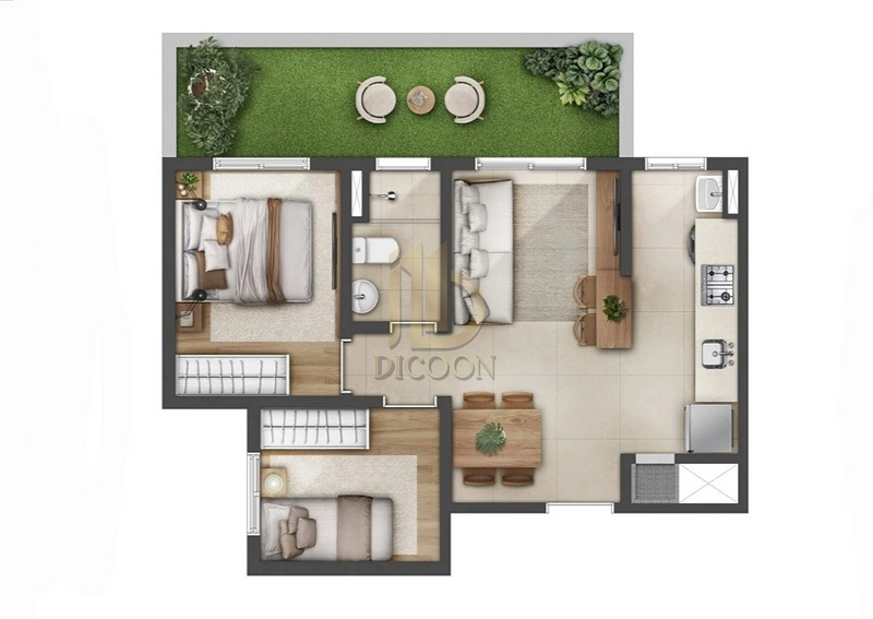 Open Bosque Melnick Apartamento Lançamento: 3ª foto da galeria de imagens do imóvel