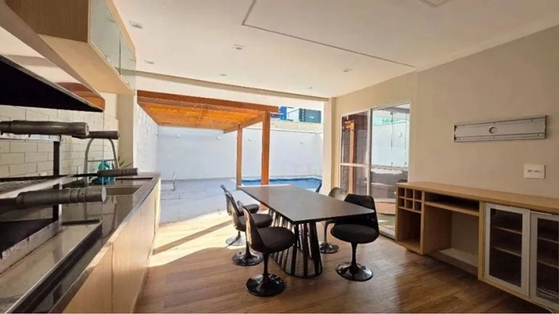 Casa com piscina e área gourmet no Villa Campolim Sobrado de 3 dormitórios (1 suíte), todo climatizado e com móveis planejados, em condomínio com lazer completo no Parque Campolim, Sorocaba.: 22ª foto da galeria de imagens do imóvel