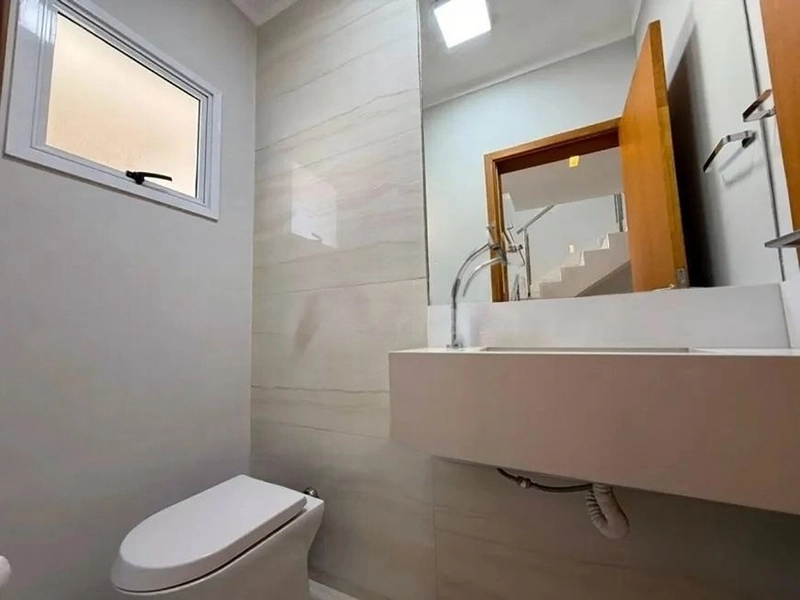 Casa com piscina e área gourmet no Villa Campolim Sobrado de 3 dormitórios (1 suíte), todo climatizado e com móveis planejados, em condomínio com lazer completo no Parque Campolim, Sorocaba.: 11ª foto da galeria de imagens do imóvel