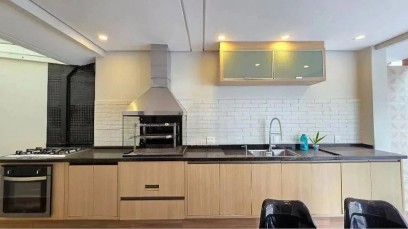 Casa com piscina e área gourmet no Villa Campolim Sobrado de 3 dormitórios (1 suíte), todo climatizado e com móveis planejados, em condomínio com lazer completo no Parque Campolim, Sorocaba.: 23ª foto da galeria de imagens do imóvel