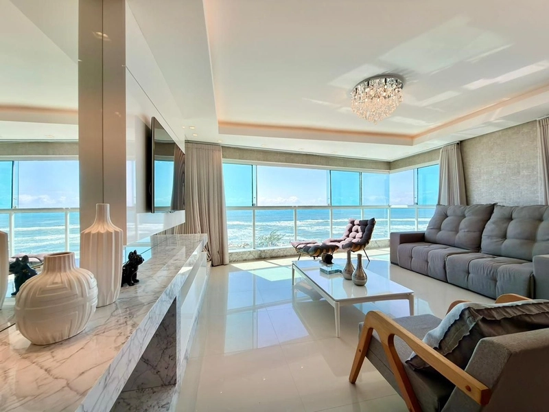 APARTAMENTO FRENTE MAR – 100% MOBILIADO: 4ª foto da galeria de imagens do imóvel