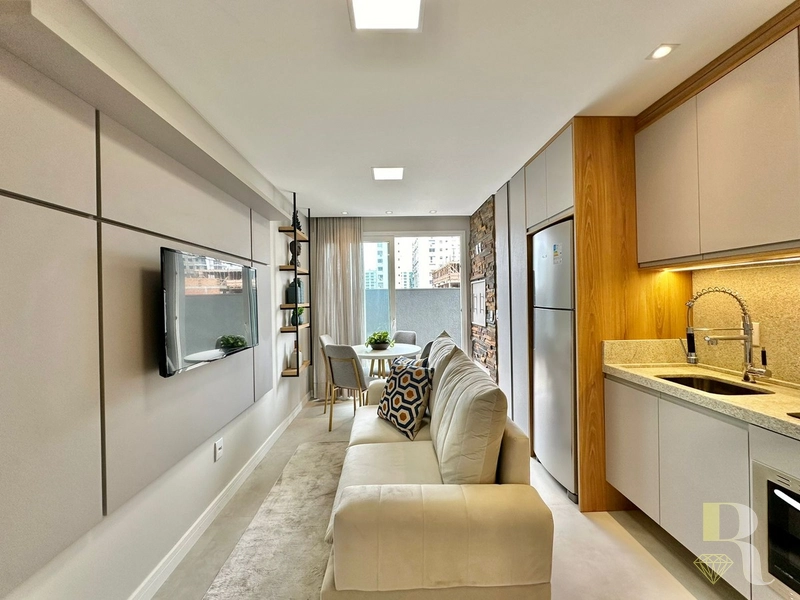 DOIS DORMITÓRIOS COM TERRAÇO MOBILIADO E DECORADO COM INFRA: 3ª foto da galeria de imagens do imóvel