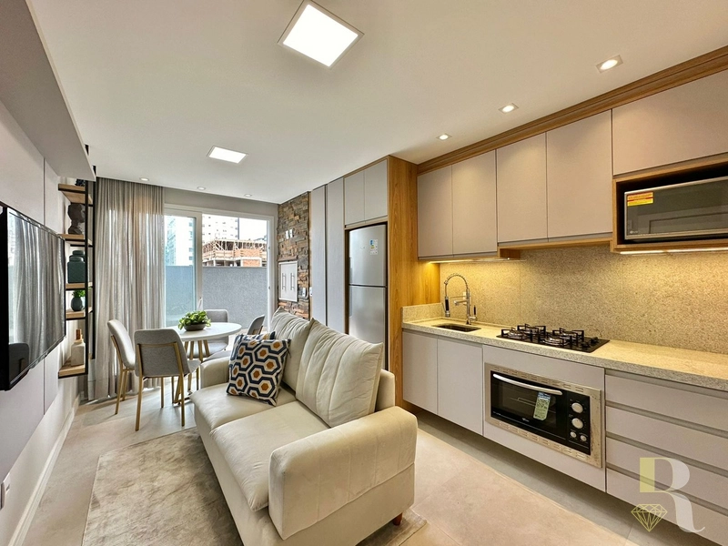 DOIS DORMITÓRIOS COM TERRAÇO MOBILIADO E DECORADO COM INFRA: 5ª foto da galeria de imagens do imóvel