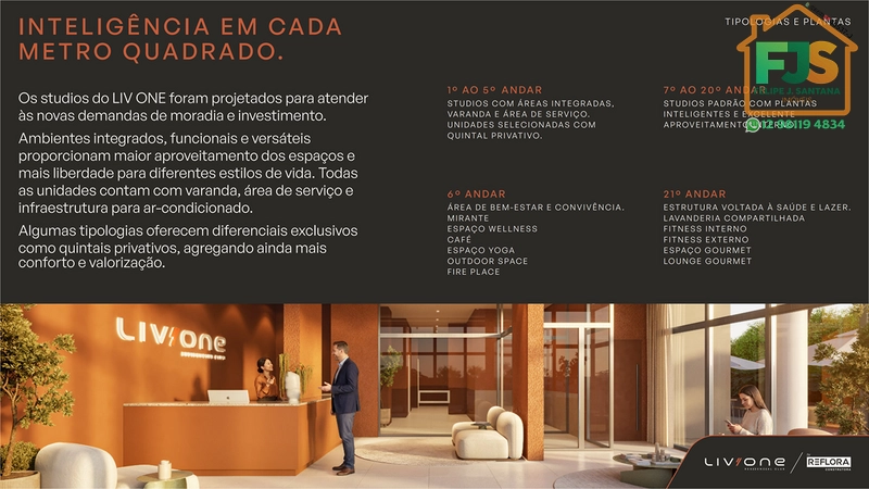 O ENDEREÇO QUE CONECTA MOBILIDADE, CONVENIÊNCIA E OPORTUNIDADES. STUDIOS A PARTIR DE 30M2: 20ª foto da galeria de imagens do imóvel