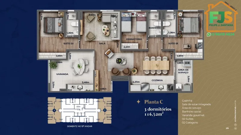 Melhor Apartamento 2 Dormitórios com Suíte da Zona LESTE: 26ª foto da galeria de imagens do imóvel