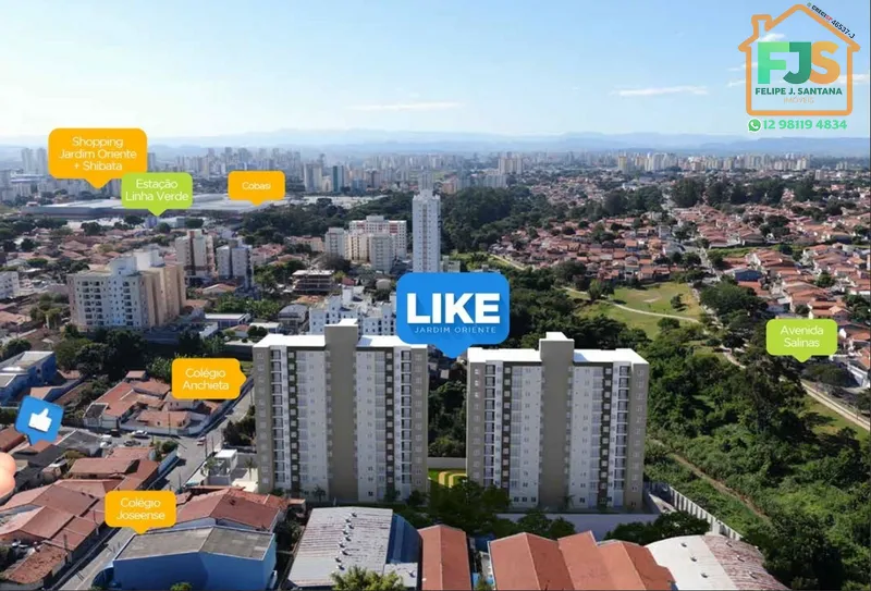 APTO 02 DORM C/ SUITE PROX AO SHOP ORIENTE: 34ª foto da galeria de imagens do imóvel