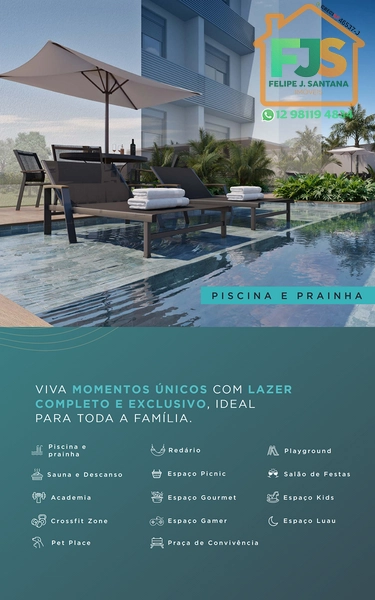 APTO COM JARDIM de 2 Dorm com Suíte e Varanda Gourmet e Lazer Completo: 12ª foto da galeria de imagens do imóvel