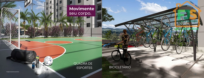 APTO 02 DORM COM JARDIM E LAZER COMPLETO: 13ª foto da galeria de imagens do imóvel
