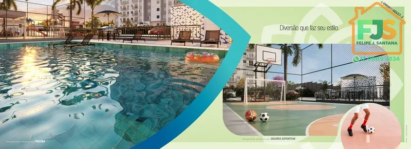 Apartamento no melhor do Bairro GALO BRANCO, TORRE  c/Elevador e Lazer: 12ª foto da galeria de imagens do imóvel