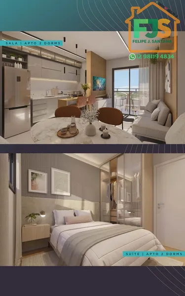 APTO 2 Dorms com Suíte e Varanda Gourmet e Lazer Completo: 27ª foto da galeria de imagens do imóvel