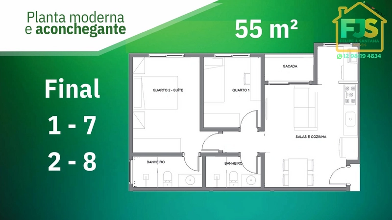 APTO 02 DORMITÓRIOS C/SUITE NA MELHOR LOCA;IZAÇÃO DA VIA CAMBUÍ: 20ª foto da galeria de imagens do imóvel