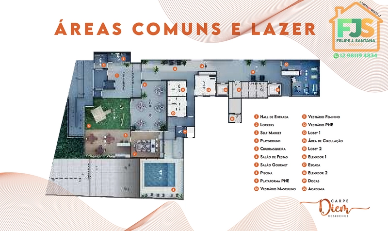 Apartamento 2 quartos C/ Suíte prox a Prefeitura de SJC!!! : 40ª foto da galeria de imagens do imóvel