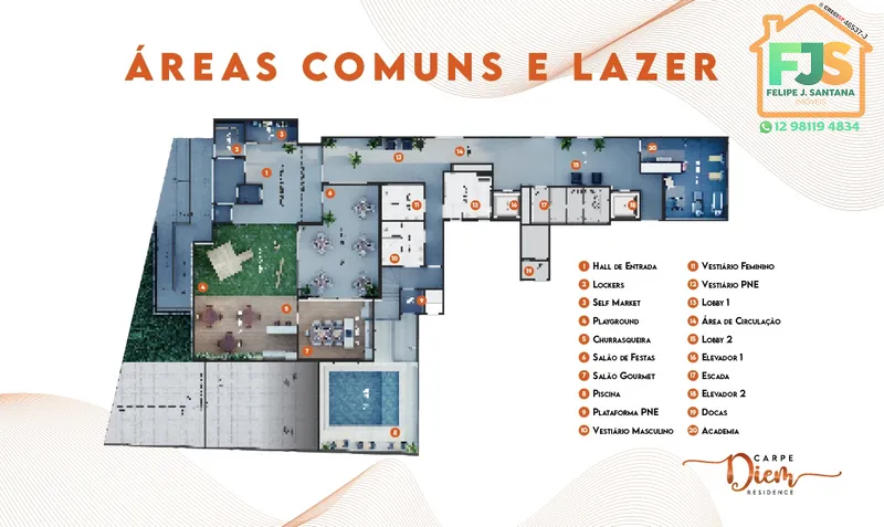 Apartamento 2 quartos C/ Suíte prox a Prefeitura de SJC!!! TOP: 73ª foto da galeria de imagens do imóvel