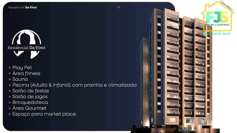 APTO 3DORM  + SUÍTE NA MELHOR LOCALIZAÇÃO DO CENTRO DE SJC: 20ª foto da galeria de imagens do imóvel