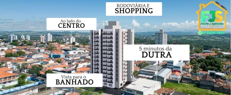 APTO 3DORM  + SUÍTE NA MELHOR LOCALIZAÇÃO DO CENTRO DE SJC: 3ª foto da galeria de imagens do imóvel