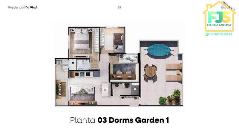 APTO 3DORM  + SUÍTE NA MELHOR LOCALIZAÇÃO DO CENTRO DE SJC: 30ª foto da galeria de imagens do imóvel
