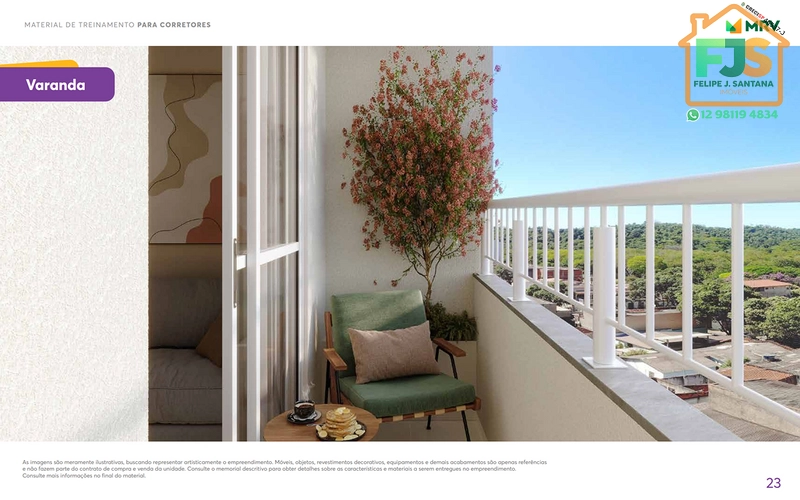 TORRE COM ELEVADOR, APARTAMENTO COM JARDIM E LAZER COMPLETO: 24ª foto da galeria de imagens do imóvel