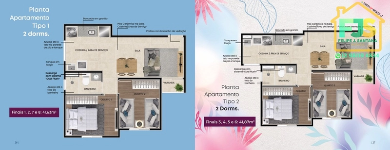 APTO 02 DORM COM JARDIM E LAZER COMPLETO: 18ª foto da galeria de imagens do imóvel