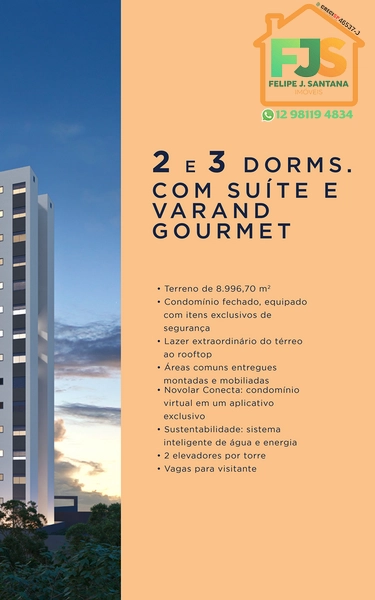 03 DORMITÓRIOS COM SUÍTE E VARANDA GOURMET: 10ª foto da galeria de imagens do imóvel