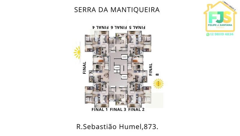 APTO 1DORM NA MELHOR LOCALIZAÇÃO DO CENTRO DE SJC: 37ª foto da galeria de imagens do imóvel