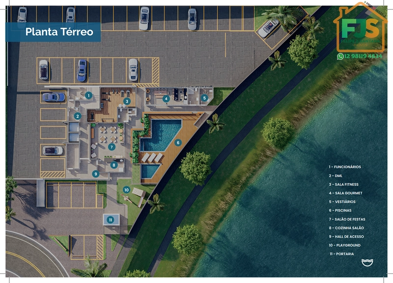 MELHOR APTO 2 DORM C/SUITE AO LADO DA LAGOA: 10ª foto da galeria de imagens do imóvel
