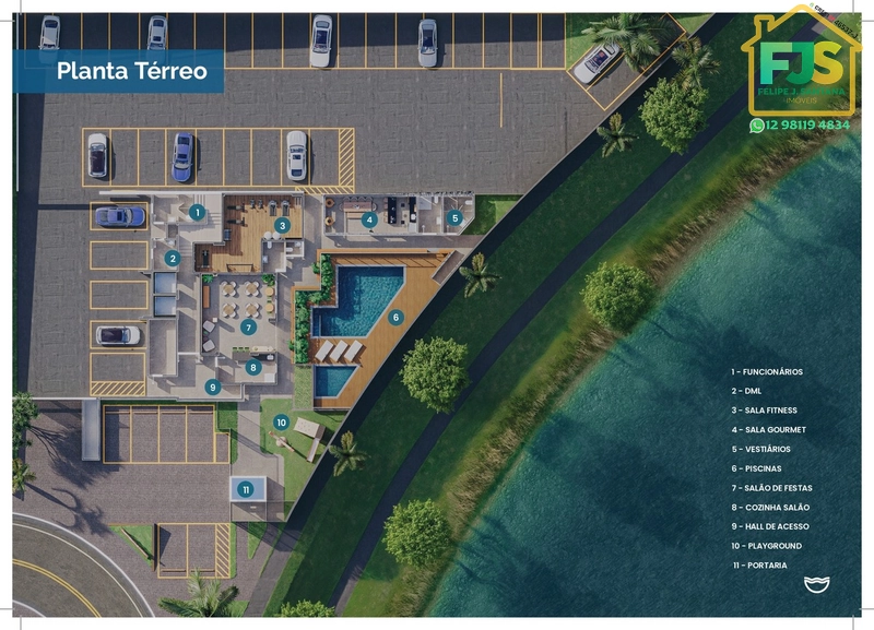 MELHOR APTO 2 DORM C/SUITE AO LADO DA LAGOA: 6ª foto da galeria de imagens do imóvel