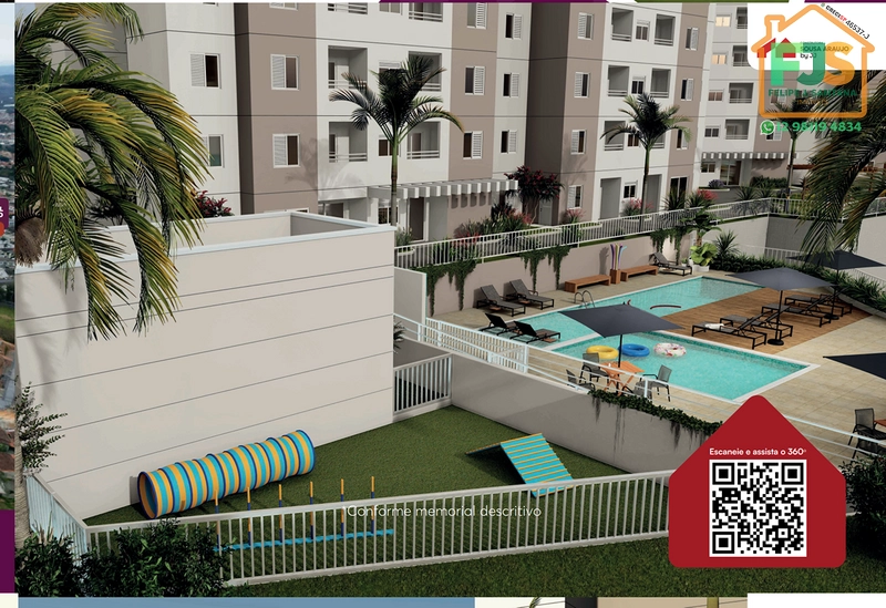APARTAMENTO 02 DORM C/LAZER COMPLETO + PISCINA: 13ª foto da galeria de imagens do imóvel