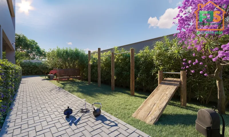 APTO COM JARDIM de 3 Dorm com suíte e varanda gourmet e Lazer Completo: 9ª foto da galeria de imagens do imóvel