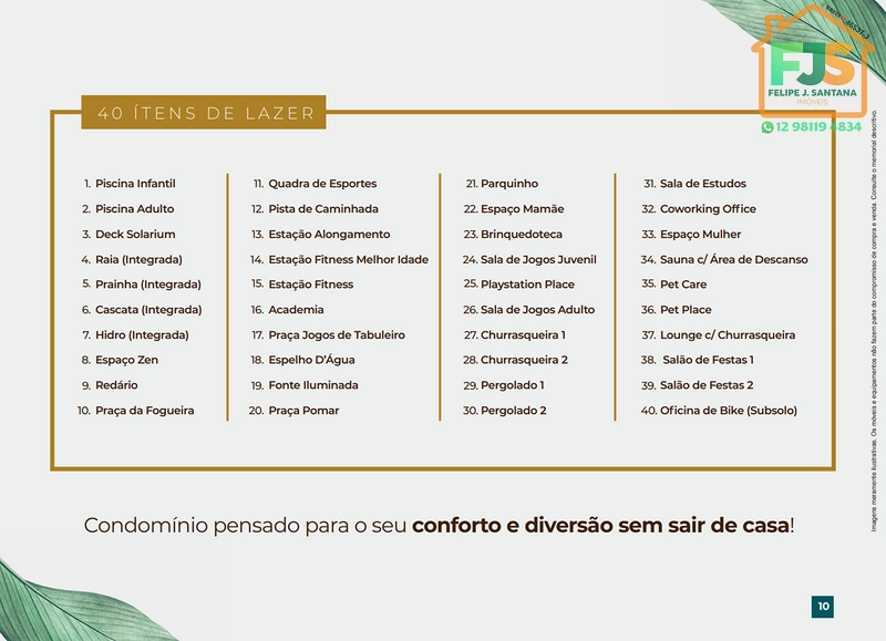 APTO 03 DORMITÓRIOS C/SUITE JARDIM E LAZER COMPLETO DE COND CLUBE: 12ª foto da galeria de imagens do imóvel