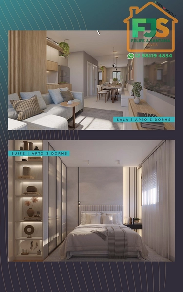 APTO 3 Dorms com Suíte e Varanda Gourmet e Lazer Completo: 32ª foto da galeria de imagens do imóvel