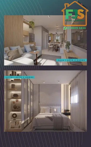 APTO 3 Dorms com Suíte e Varanda Gourmet e Lazer Completo: 42ª foto da galeria de imagens do imóvel