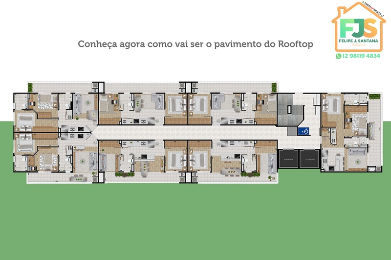 Apartamento na melhor localização da Vista Verde: 17ª foto da galeria de imagens do imóvel