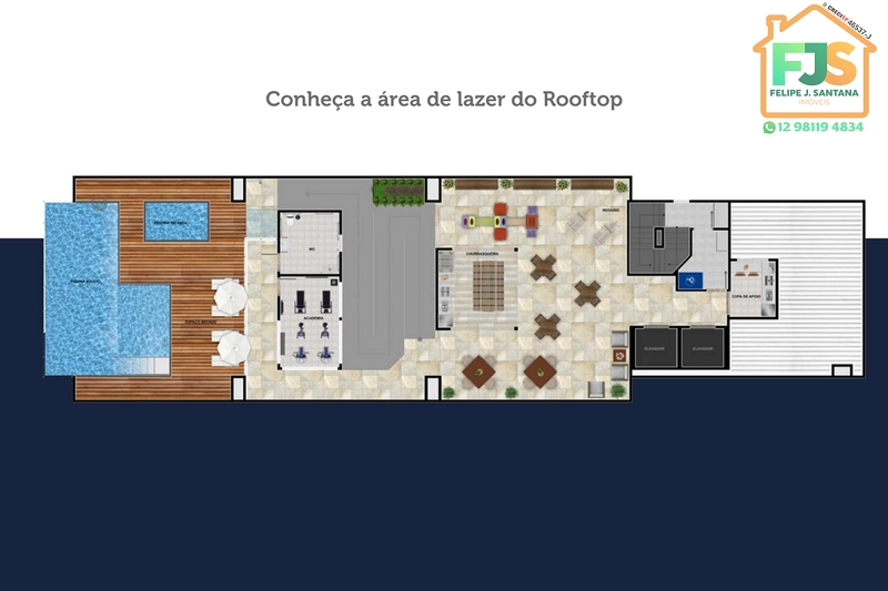 Apartamento na melhor localização da Vista Verde: 16ª foto da galeria de imagens do imóvel