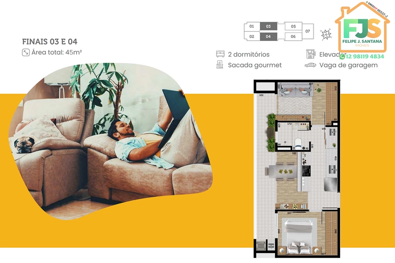 Apartamento na melhor localização da Vista Verde: 12ª foto da galeria de imagens do imóvel