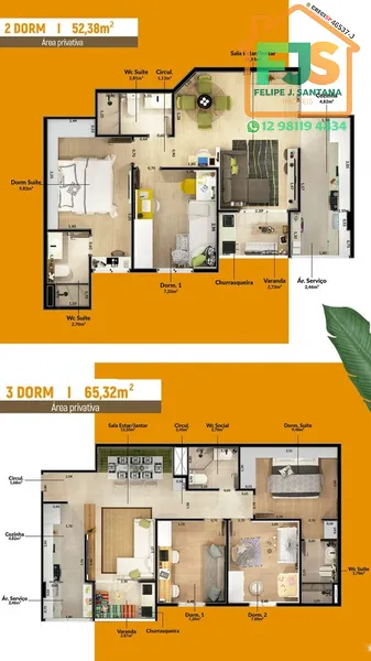 APTO DE 03 DORM C/SUITE EM COND CLUBE: 7ª foto da galeria de imagens do imóvel
